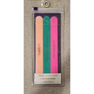 GSQ by GLAMSQUAD 3 Pack Salon Boards - New